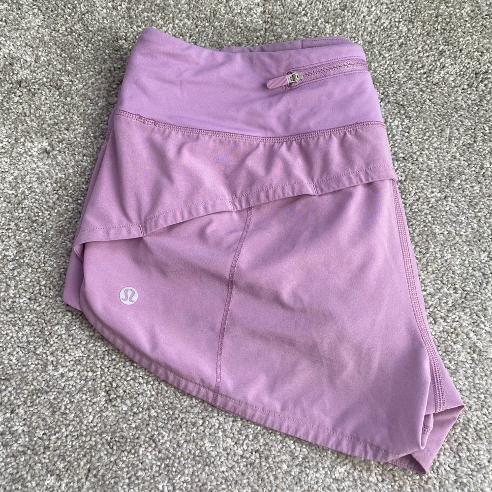 RARE Purple Lululemon speed up 2.5 inch, size 6 shorts